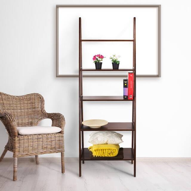 Porch & Den Peterson 5-shelf Ladder Bookcase