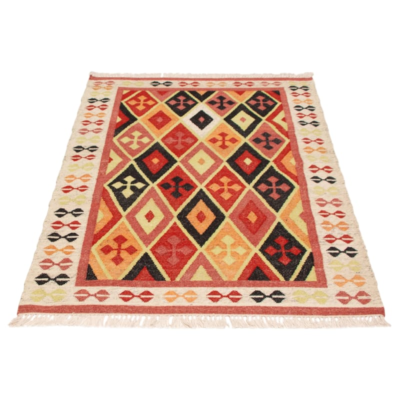 Ankara FW Red Kilim 5'6" x 7'9" - 5'6 x 7'9