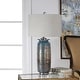 preview thumbnail 6 of 4, Uttermost Olesya Swirl Glass Table Lamp