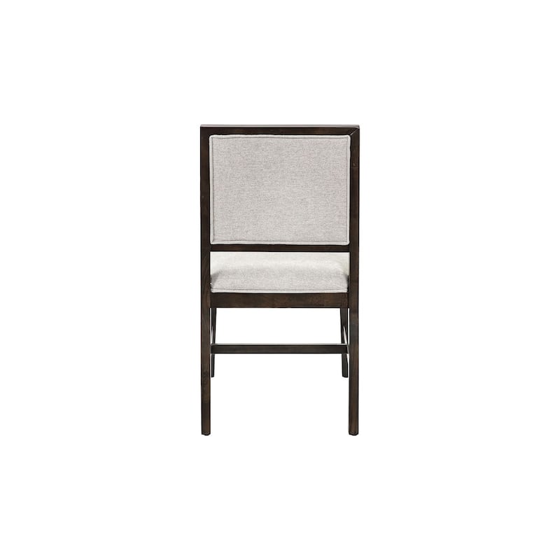 Modern Wood Rectangular Extension Kitchen Dining Table and Six Chairs, Black