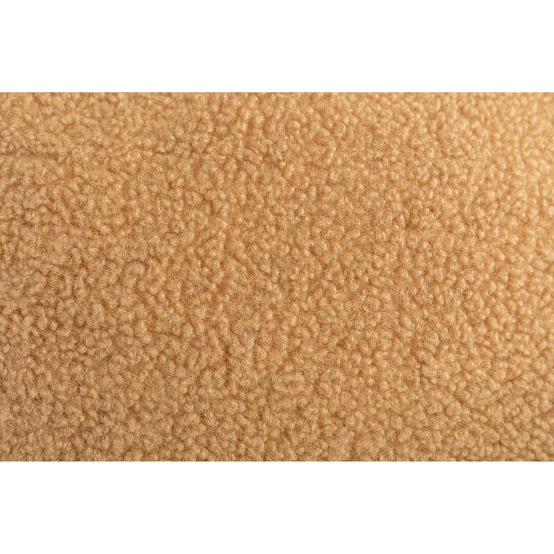 Rocking Chair Nursery, Modern Upholstered Glider Rocker with Side Pocket, High Backrest Accent Armchair for Living Room