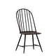 preview thumbnail 11 of 16, Belita Two-Tone Spindle Dining Chairs (Set of 4) by iNSPIRE Q Modern Black