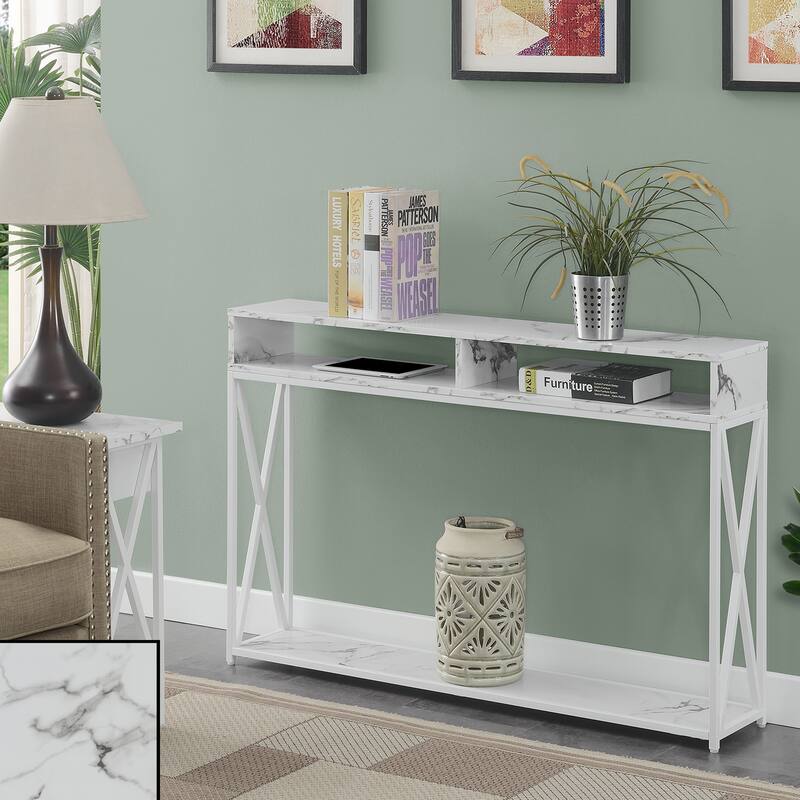 Convenience Concepts Tucson Deluxe Console Table with Shelf
