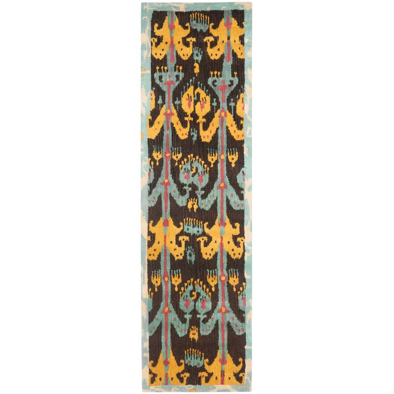 SAFAVIEH Handmade Ikat Krete Modern Wool Rug