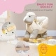 preview thumbnail 3 of 8, Baby Rocking Horse Sheep, Plush Lamb Rocker, Rocking Animal with Seat Belt, Sounds & Pedals for Kids 1-3 Years, Gray