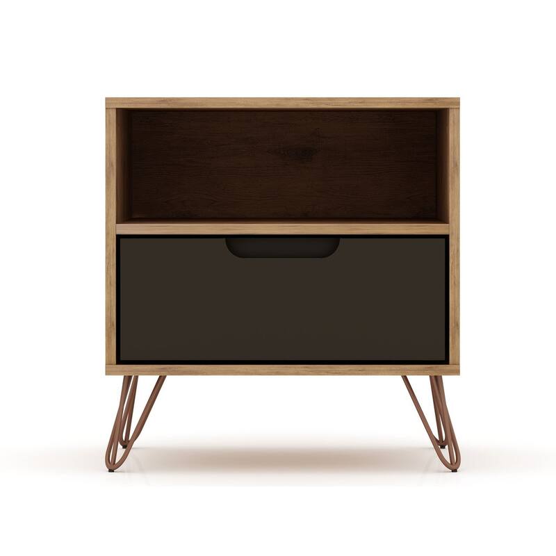 Carson Carrington Bandene Mid-century Modern 1-drawer Wood Nightstand