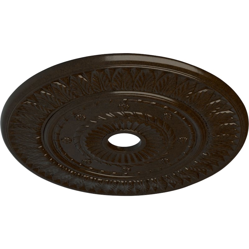 26 3/4"OD x 3 5/8"ID x 1 1/8"P Leaf Ceiling Medallion