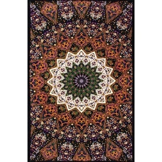 Queen Yellow star tapestry beautiful meditation tapestry Psychedelic Tapestries