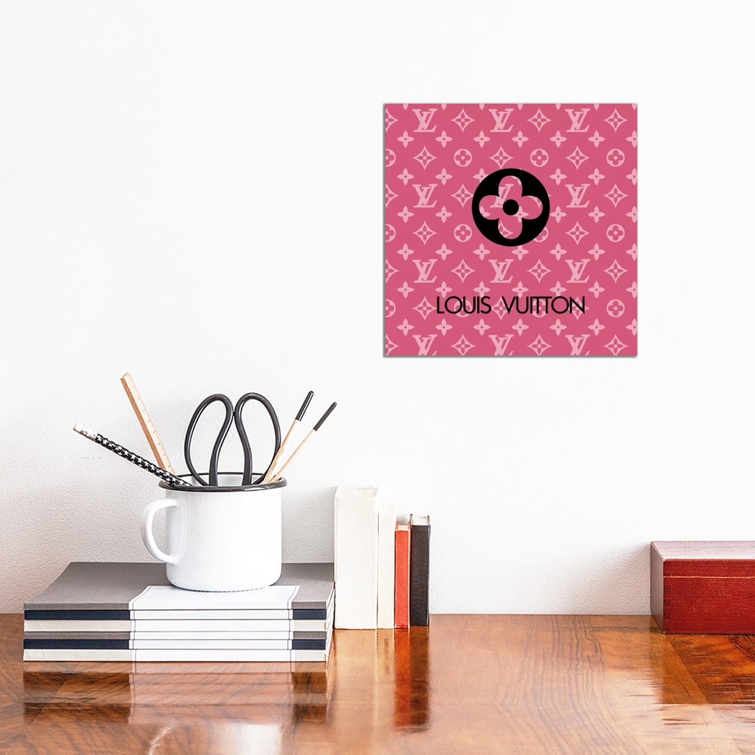 iCanvas LOUIS VUITTON Pink by Art Mirano Canvas Print - On Sale