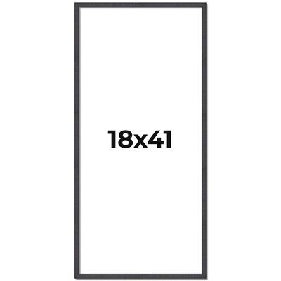 18x41 Frame Brown Solid Wood Picture Frame - Complete Modern Photo