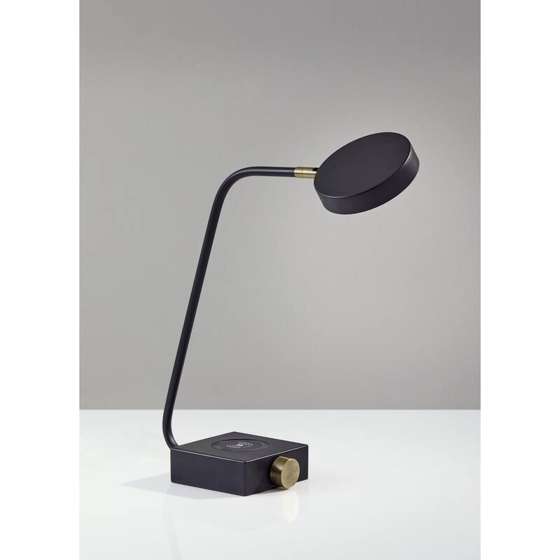 Conrad LED Desk Lamp with AdessoCharge Wireless Charging Pad