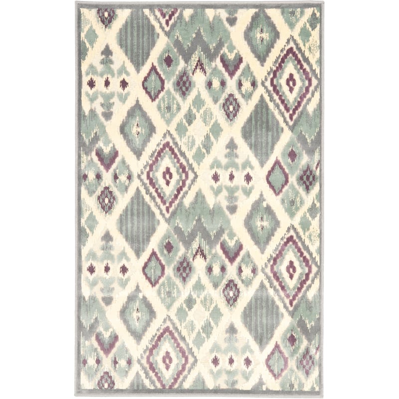SAFAVIEH Paradise Marianna Modern Viscose Rug - 2'7" x 4' - Grey/Multi