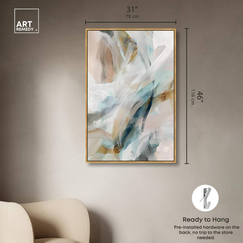 Whispering Colors I Canvas by Art Remedy