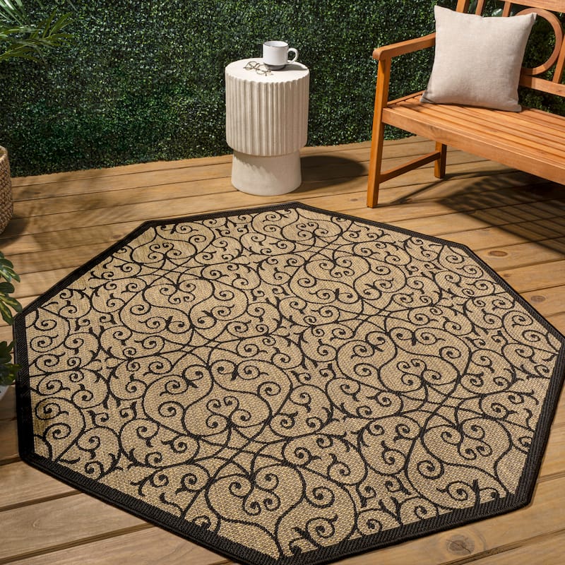 JONATHAN Y Ourika Textured Weave Indoor/Outdoor Area Rug