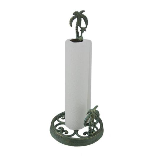 Shop Tropical Palm Tree 15 Inch Decorative Cast Iron Paper Towel