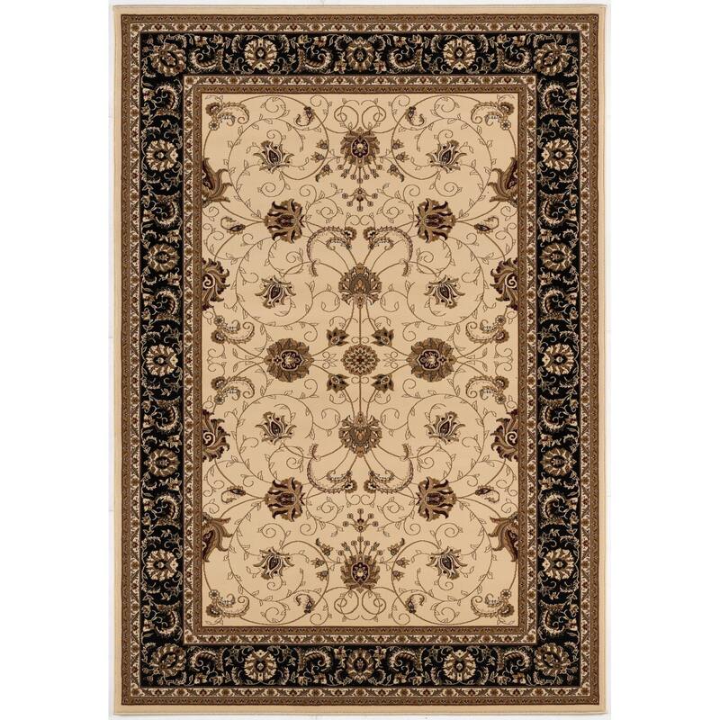 HomeRoots Oriental Traditional Square Area Rug