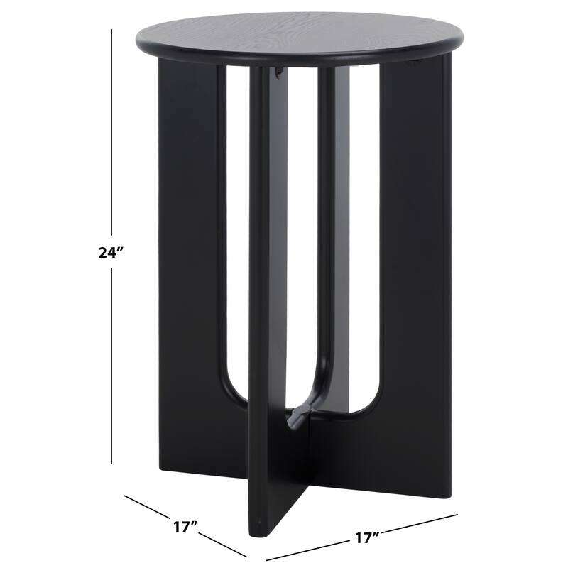 SAFAVIEH Home Ashanka End Table - 17"W x 17"D x 24"H
