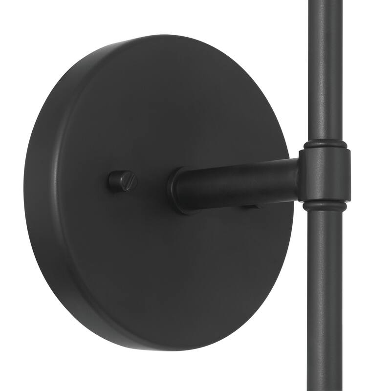 Maxim Metal Exposed 2-Bulb Wall Sconce - 6.4"L x 5.0"W x 19.0"H