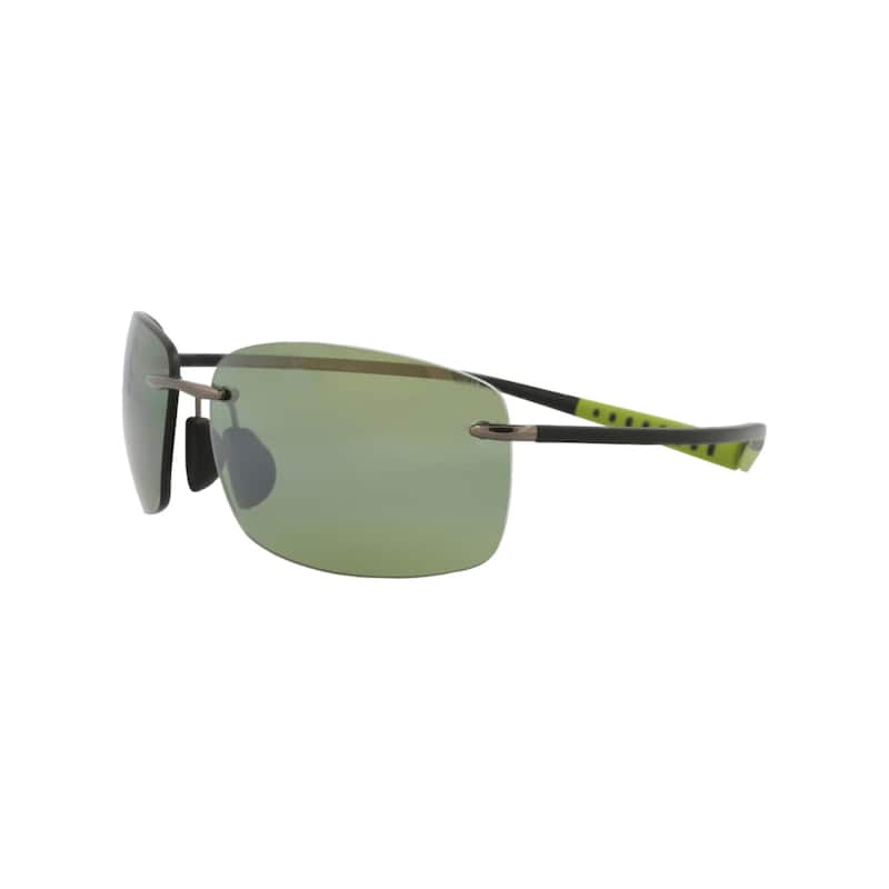 Maui Jim Shield-Frame Titanium Sunglasses
