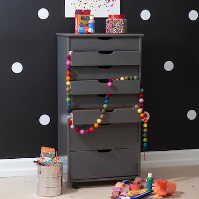 Bridgton Tall Storage Roll Cart