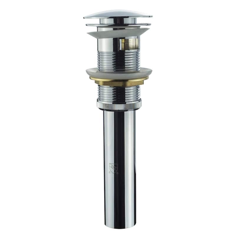 Fine Fixtures Pop-Up Bathroom Sink Drain - With Overflow - Polished Chrome