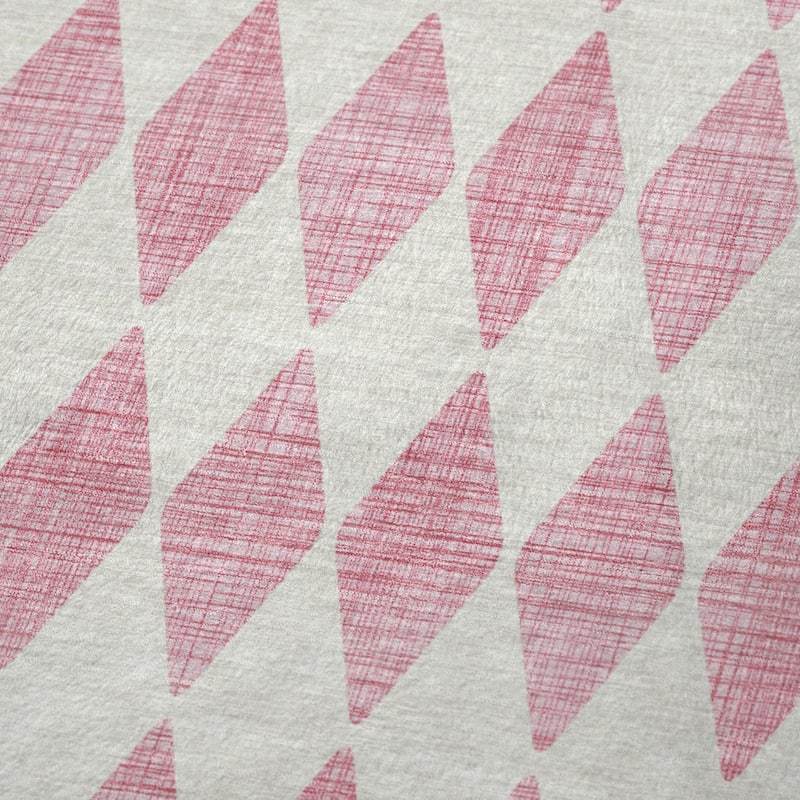 Premium Machine Washable Modern Argyle Sherpa Throw Blanket
