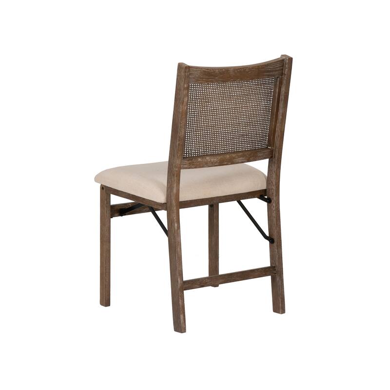 Beulah Rattan Folding Dining Chair