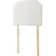 preview thumbnail 19 of 20, Tavira Allure® Boucle Dorm Headboard with Legs by DormCo Taupe Cream