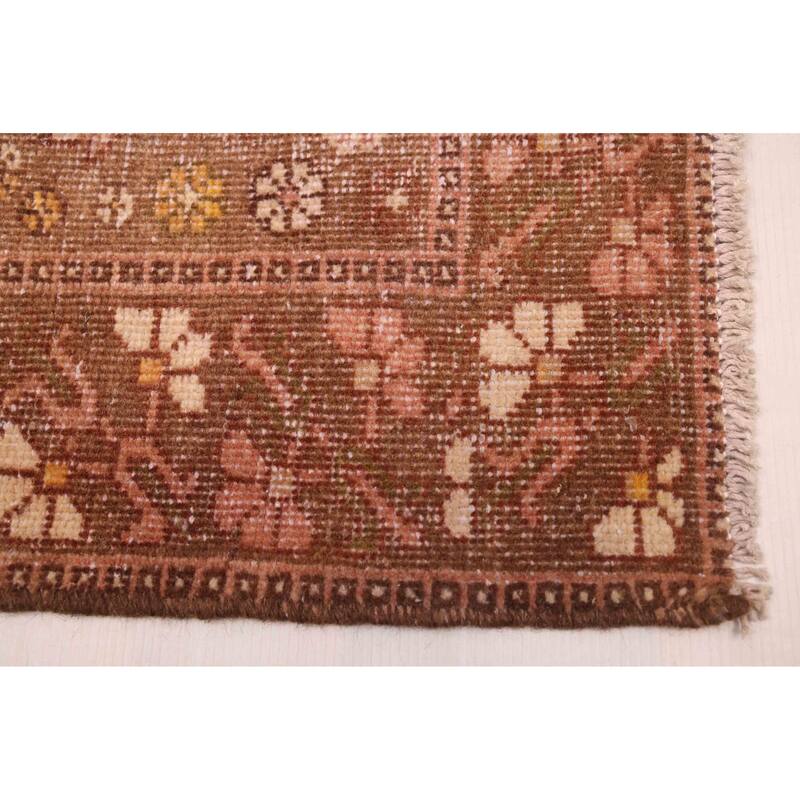 ECARPETGALLERY Hand-knotted Antalya Vintage Tan Wool Rug - 5'3 x 9'11