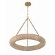 preview thumbnail 4 of 3, Crystorama Lighting Group OAK-7536 Oakley 6 Light 24" Wide LED Ring