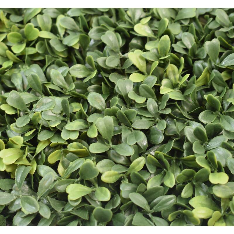 UV Rated Outdoor Set of 24 Boxwood Mats - Green