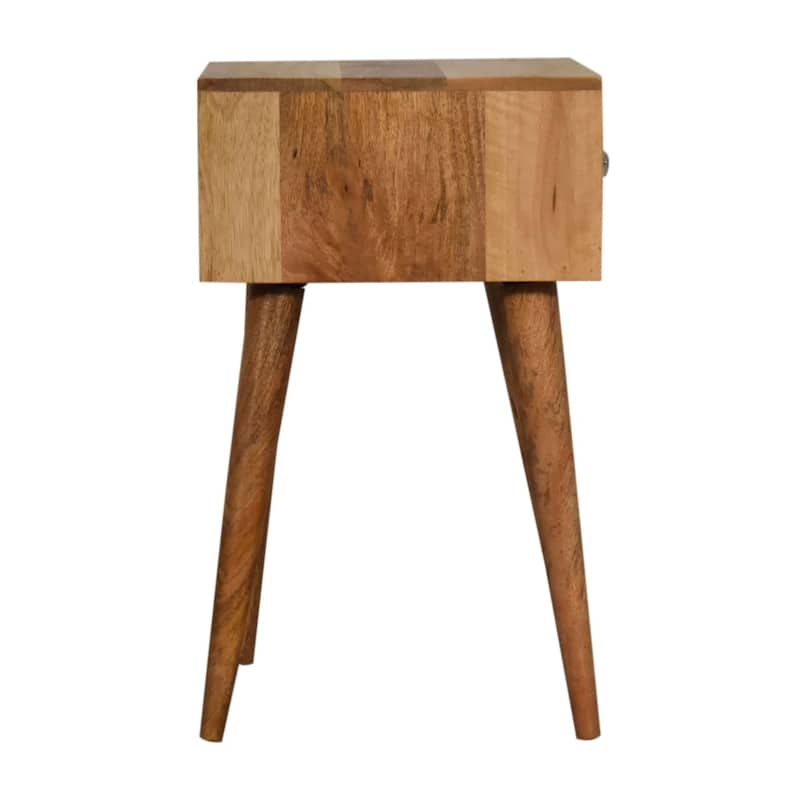 Artisan Furniture Solid Wood Mini Bone Inlay Nightstand