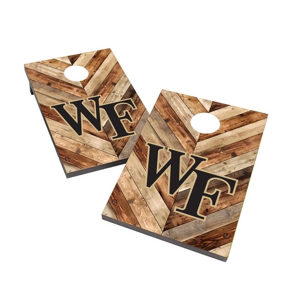 slide 2 of 5, Wake Forest Demon Deacons 2x4 Cornhole Bag Toss Include Carry Case
