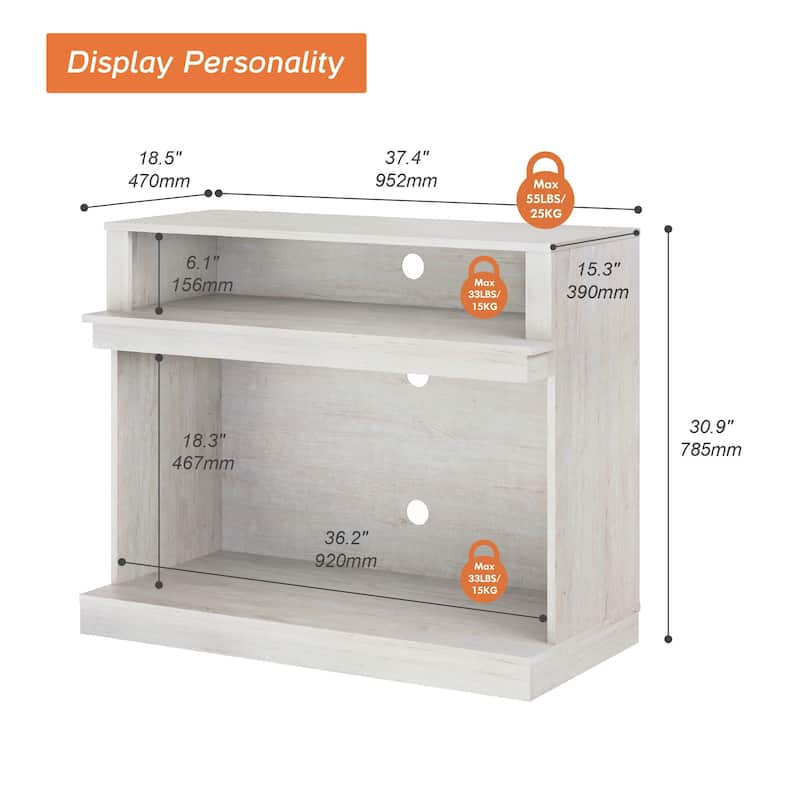 Small TV Stand for 45 Inch TV