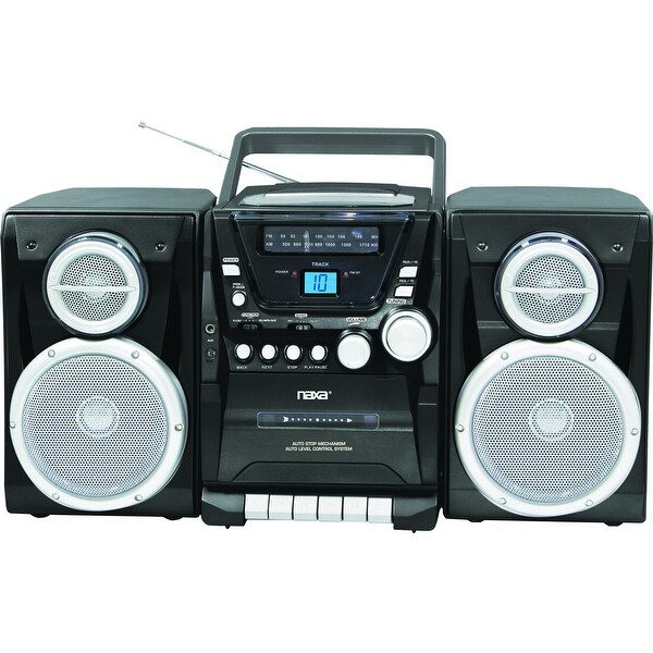 Naxa Portable CD Player with AM/FM Stereo Radio Cassette Player