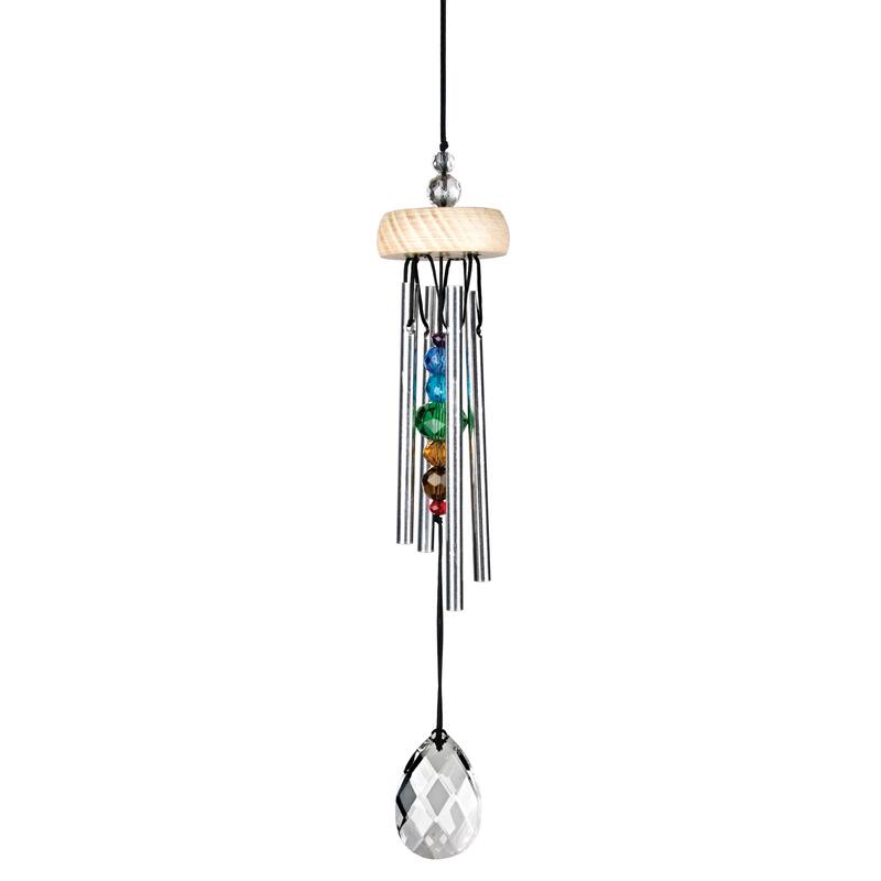 10 in. Woodstock Gem Drop Wind Chime - Prism