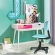 preview thumbnail 25 of 30, HomyLin Plastic Adjustable Rolling Kids Study Desk Chair Armless
