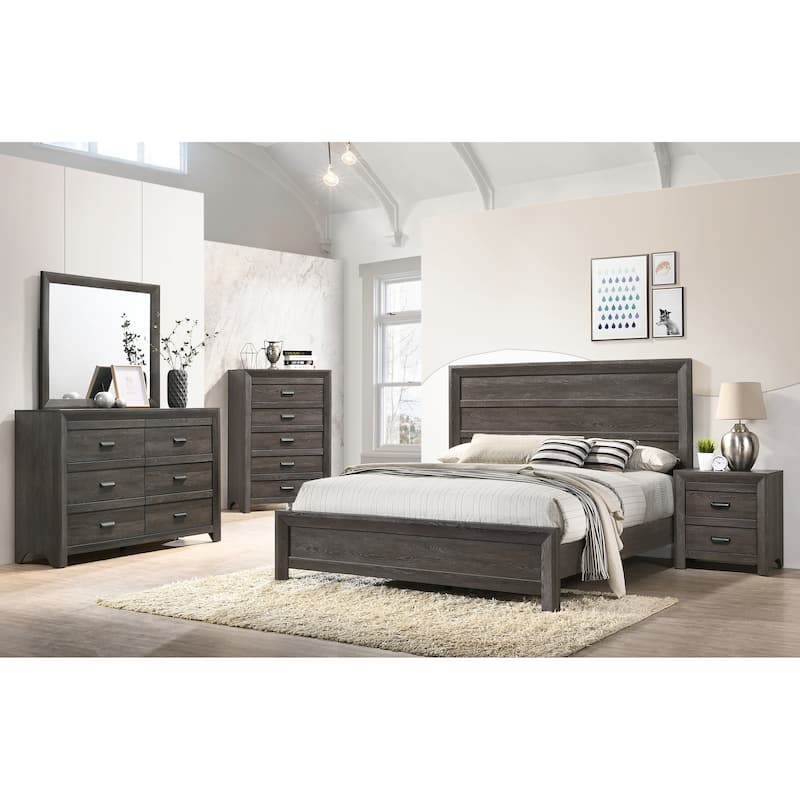 Essa Brown Panel Bed