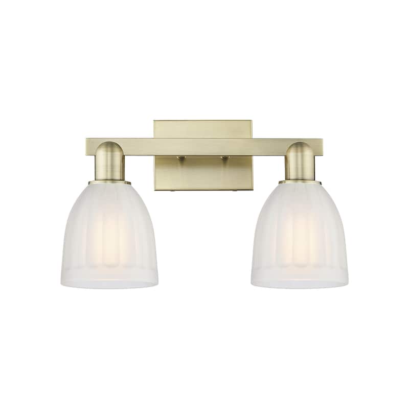Innovations Lighting Endless Possibilities Arcadia - Brookfield - 2 Light 17" Bath Vanity Light - Antique Brass