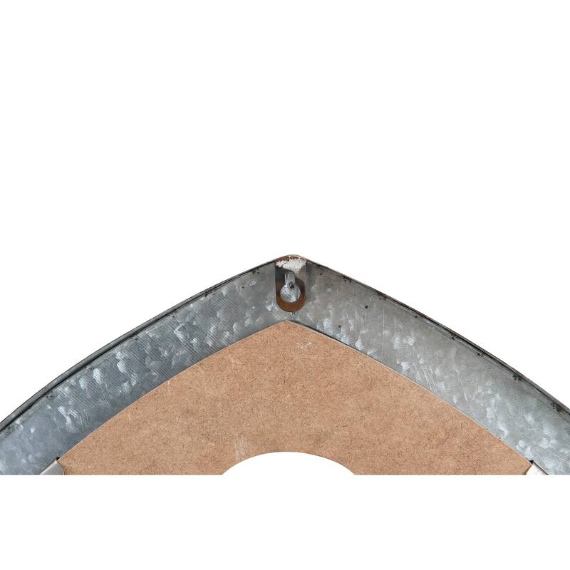 27.5" Wood & Metal Wall Décor