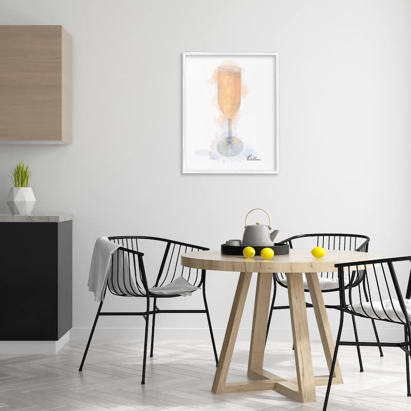 Stupell Gleaming Bellini Glass Framed Giclee Art Design By Matthew Piotrowicz
