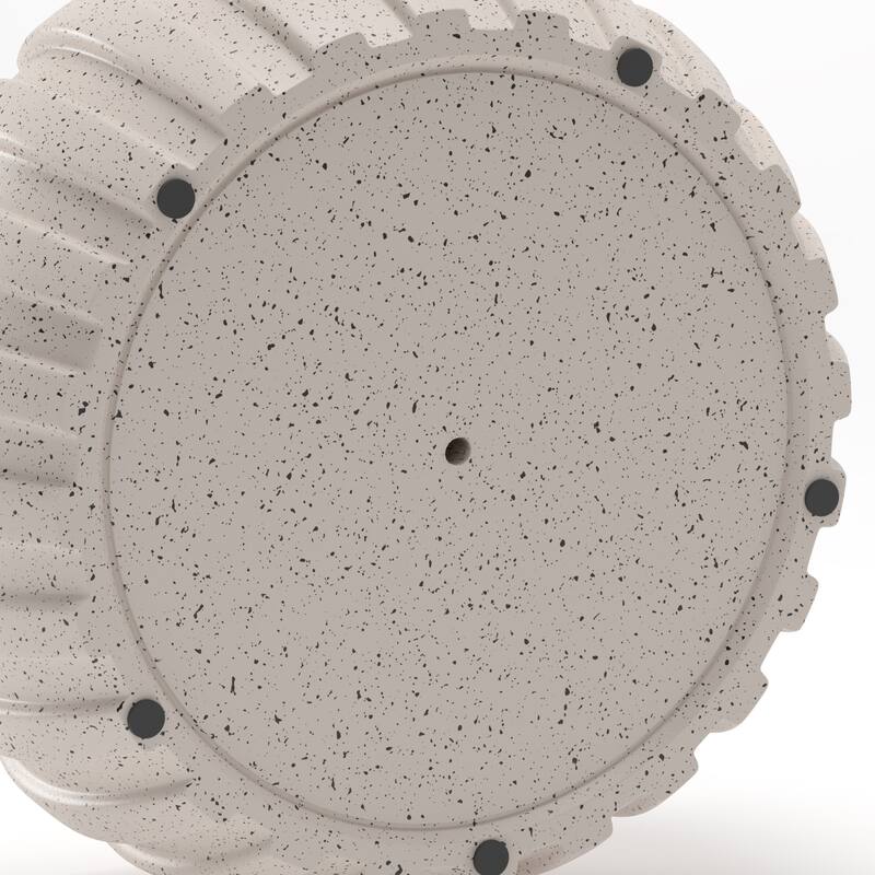 35.43" Waterproof Coffee Table with MgO Cement for Indoor & Outdoor Use