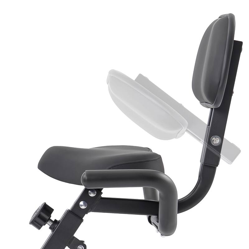 Folding Exercise Bike, Fitness Upright and Recumbent X-Bike with 10-Level Adjustable Resistance - N/A