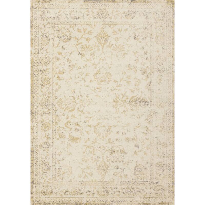HomeRoots Abstract Modern Rectangle Area Rug - 5' X 8'