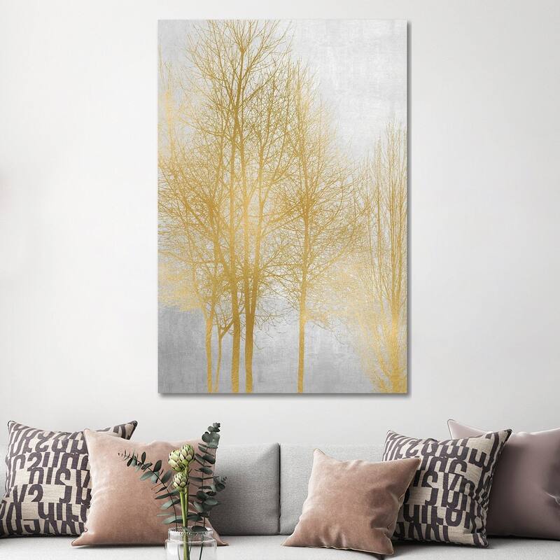 iCanvas "Gold Tree Panel II" by Kate Bennett Canvas Print