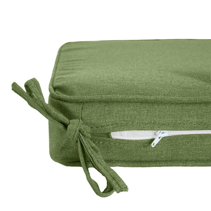 Christopher Knight Home - Noah Outdoor Dining Chair Cushion with All-Day Comfort and Secure Stay-Put Ties