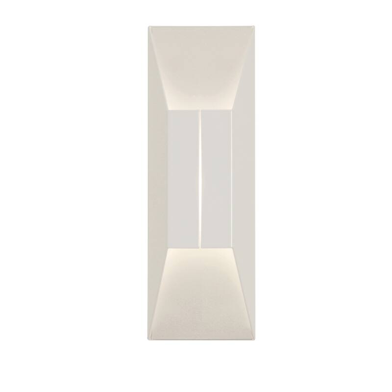 Summit 1-light ADA White and Silver LED Wall Sconce
