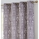 preview thumbnail 41 of 46, HLC.me Paris Paisley Print Light Reducing Filtering Grommet Window Curtain Panels - Set of 2