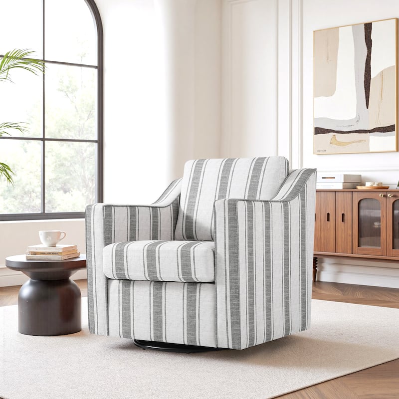 Modern 30.5" W Swivel Armchair Accent chair