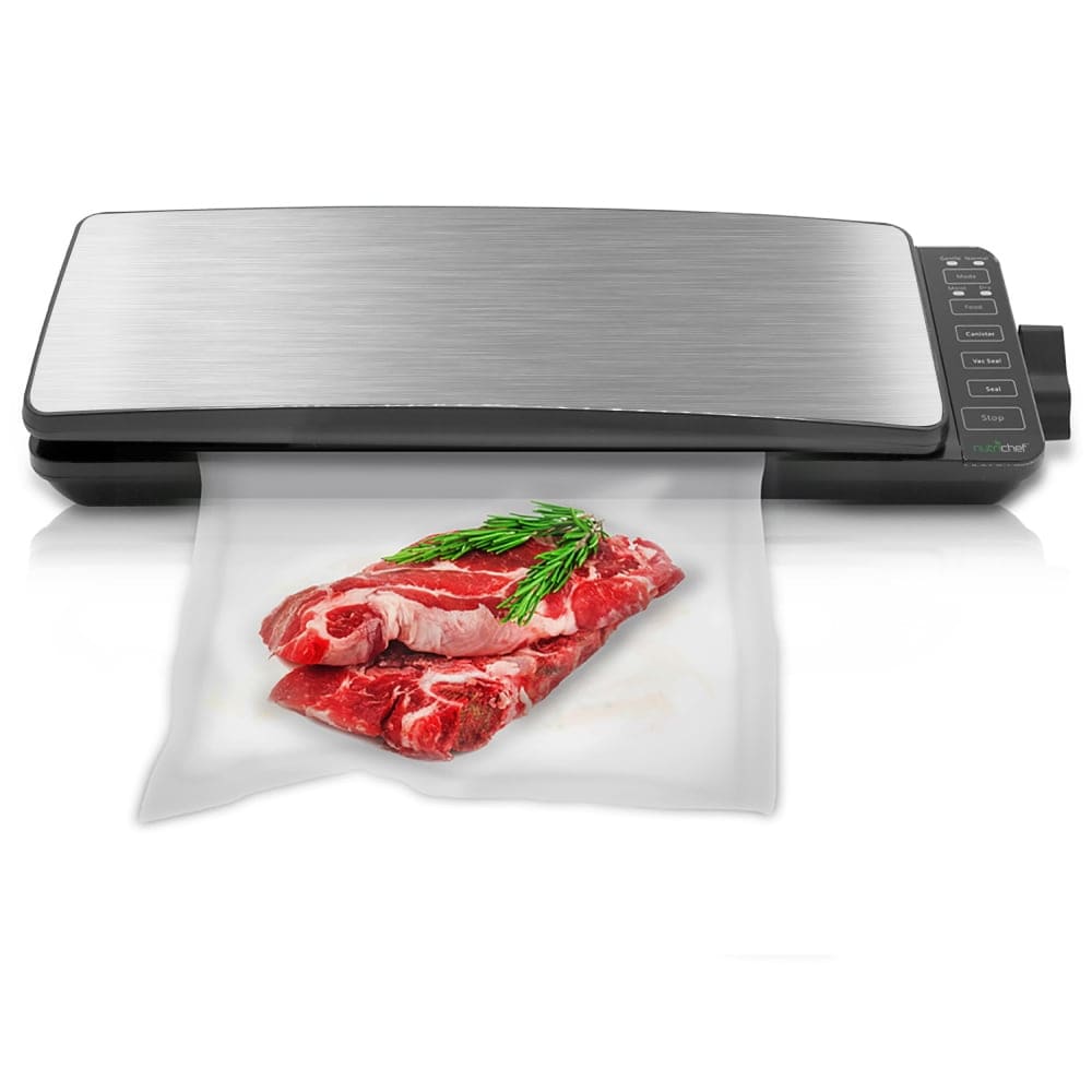 PKVS35STS - Automatic Food Vacuum Sealer - Electric Air Sealing Preserver  System with Reusable Vacuum Food Bags - Bed Bath & Beyond - 37093295